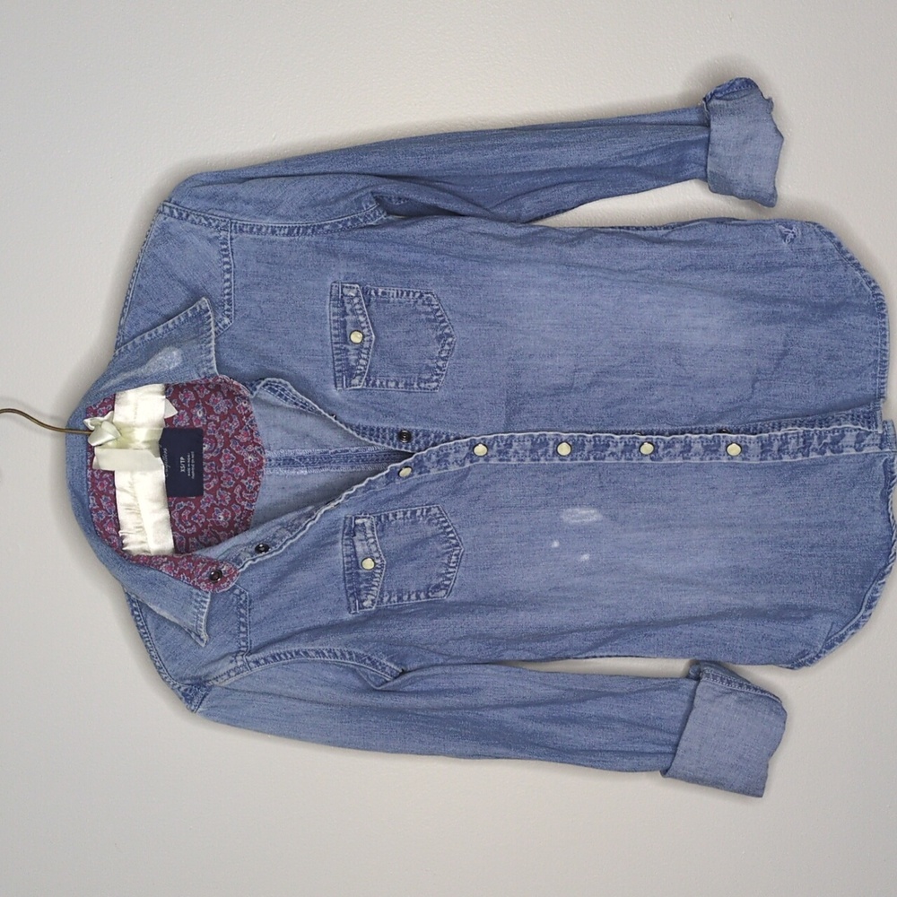 American eagle XS denim long sleeve